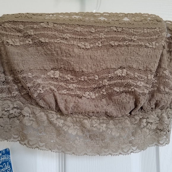 Free People Stretch Lace Bandeau Bra Top NEW - Picture 7 of 8